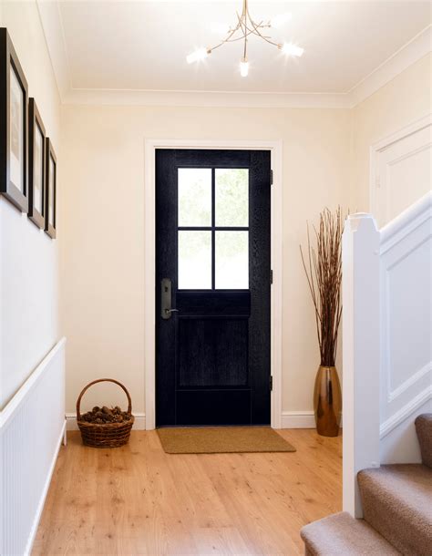 modern farmhouse front door black